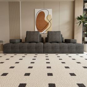 Sofa Couch For Living Room, Modern Loveseat Sofa With Extra Deep Seats, Comfy Armrests, Couches For Living Room Apartment Lounge, Easy Assembly, Grey