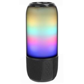 1Pc Wireless Portable Speaker Loud Stereo Speaker With 6 Color Changing Lights Radio Party TWS Speaker For Home Outdoor Travelling