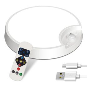 1Pc Rechargeable Motion Sensor Ceiling Light Dimmable LED Ceiling Light With Remote Timer 3 Light Colors 3 Modes For Stairs Garage Bathroom