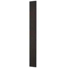 Wood Slat Acoustic Panels 7.9 x 94.5 inch for Modern Wall Decor Black Oak