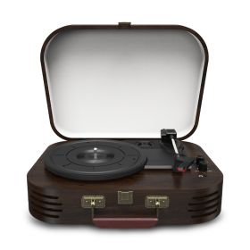 Record Player A3, Turntable, Record Player With 2 Stereo Speakers--Selling On Temu Is Prohibited (Color: Black)
