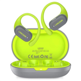 High-quality Bone Conduction Sports Mini TWS True Wireless Bluetooth Headset Similar To Pro Air Earphones (Color: Green)