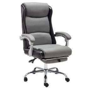 Executive Chair With Headrest Thicker (Option: Gray)